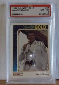 1992 Country Gold #97 - WAYNE NEWTON - PSA 8 NM - MT - Picture 1 of 1