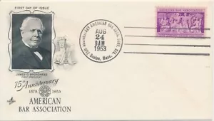 #1022 American Bar Association Artcraft cachet First Day cover 75th Anniversary - Picture 1 of 1