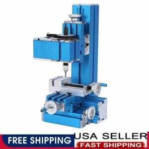 Mini Milling Machine DIY Woodworking Soft Metal Processing Tools Power 110-240V - Picture 1 of 8