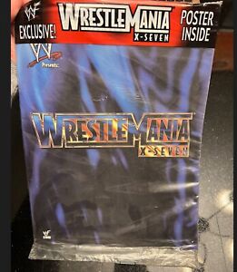 WWF Wrestlemania X-Seven 17 Collectors Program Magazine 2001 Wrestling WWE