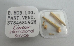 CARTIER SANTOS VENDOME18k YELLOW GOLD 3 WATCH LINK SCREWS, NEW 37846859GM (CA2) - Bild 1 von 3