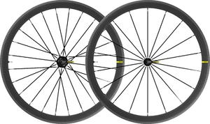 Mavic Cosmic SL 40 700c Rim Brake QR Wheelset - Picture 1 of 8