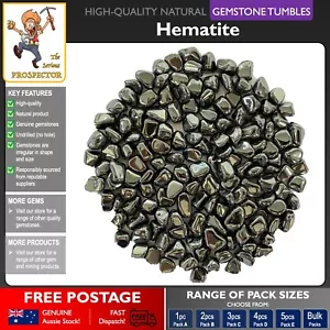 Hematite Tumbles | Natural Gem Stone | Iron Oxide Crystal | Mirror Polished - Picture 1 of 3