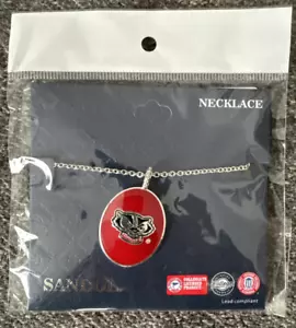 Wisconsin Badgers Necklace By Sandol - NEW unopened - Picture 1 of 3
