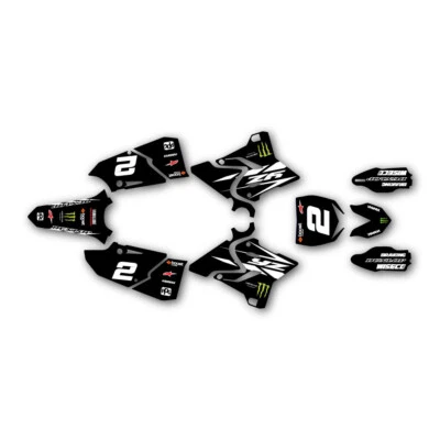 Kits de gráficos YZ125 YZ250 YAMAHA 2002-2021 Restyle Plastics se adapta a stock 2015-2021 Foto 1 de 2
