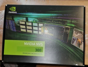 NVIDIA NVS 300 512MB GDDR3 DVI-I GRAPHICS - Picture 1 of 3