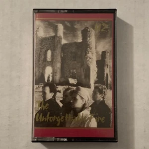 U2 The Unforgettable Fire Cassette Tape Island Records 1984 Pride 90231 4 - Picture 1 of 6