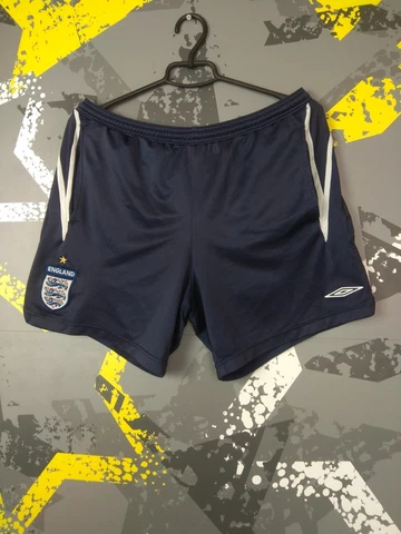 England Team Training Football Shorts With Pockets Umbro Mens Size M ig93 Cover