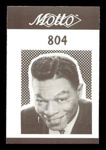 #B613 NAT KING COLE Celebrity Oddball Card FREE SHIPPING