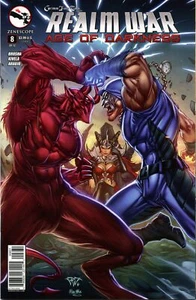 Grimm Fairy Tales Presents: Realm War : Age Of Darkness #8 (8C cover) Zenescope - Picture 1 of 1