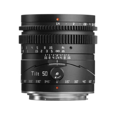 TTArtisan Tilt 50mm f/1.4 for Canon RF mount camera (EOS R, Full Frame) =Black= - Image 1 of 4
