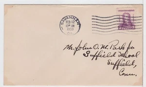 TurtlesTradingPost- Georgia Bicentennial-  #726 FDC 1933 - Picture 1 of 1