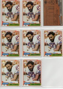 1981 TOPPS 123 GREG STEMRICK OILERS 