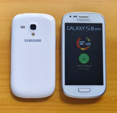 Samsung Galaxy S III Mini GT-I8190 GPS Wi-Fi 5MP 1GB RAM 8GB ROM Android Phone - Image 1 of 4