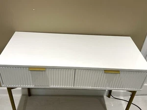 bedroom white gold furniture dresser ONLY - Picture 1 of 7
