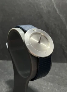 BUNZ Cercle Titan 950 Platin Uhr Damen 0,08ct Brillant Quarz - Picture 1 of 11