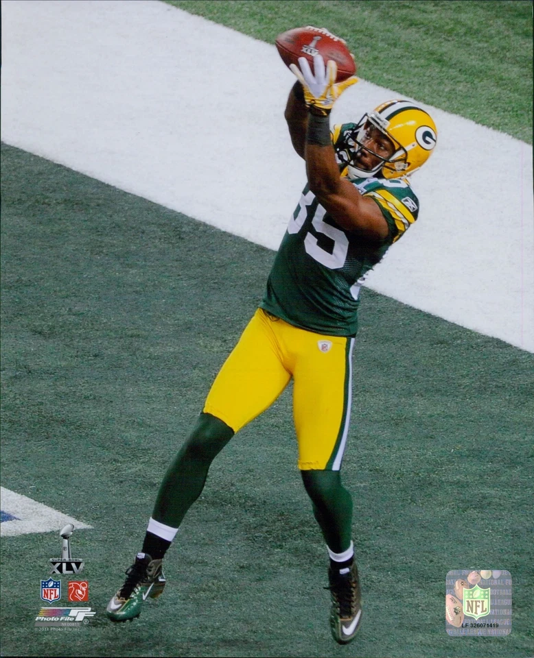 Greg Jennings Green Bay Packers Licencia NFL Sin Firmar Brillante 8x10 Foto B Foto 1 de 1