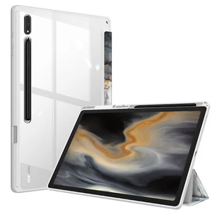 Case for Samsung Galaxy Tab S9 Ultra 2023/S8 Ultra 2022 Transparent Back Shell - Picture 1 of 13