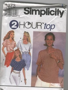 Simplicity 8373 Misses Tops Size L-XL UNCUT FF - Picture 1 of 1