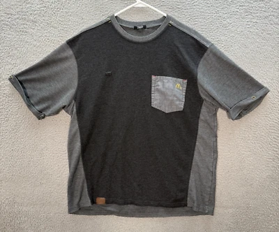 McDonalds Shirt Adult Extra Large Gray Employee Uniform Replacement Mens XL - Image 1 of 4