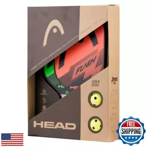 HEAD Flash Pickleball Pack - 2 pagaie approvate, 2 palline da esterno, sacco da trasporto - Foto 1 di 5
