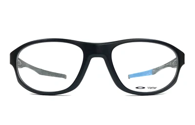 Oakley Eyeglasses Frames Crosslink OX8048-0156 Satin Black Full Rim 56-18-143 - Image 1 of 4