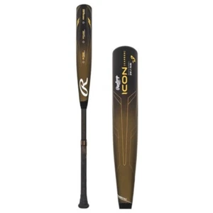 New 2023 Rawlings Icon 33" BBCOR Baseball Bat 30 oz (-3) 2 5/8 RBB3I3 inch adult - Picture 1 of 7