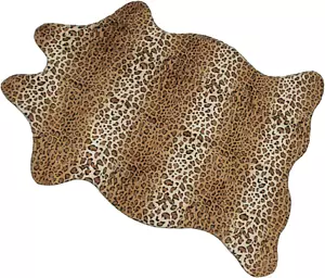 Leopard Rug Cheetah Print Rugs Western Decor for Living Room Bedroom Faux Animal - Picture 1 of 12