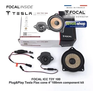 FOCAL ICC T3Y 100  Plug&Play Tesla Flax 4’’100mm 2-way kit for center channel - Picture 1 of 12