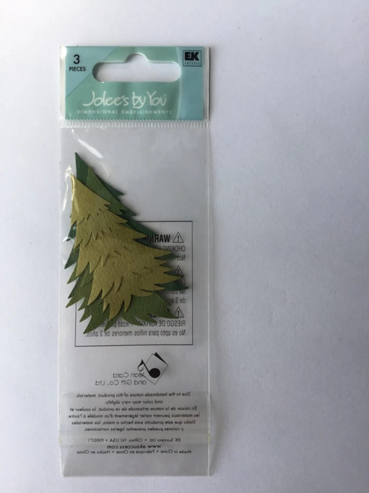 Libro de recortes boutique Jolee's By You pegatinas pino verde vacaciones de Navidad Foto 1 de 1
