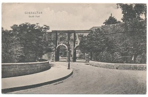 Southport Gates Gibraltar British Overseas Territory A. Benzaquen Postcard 1907 - Picture 1 of 2