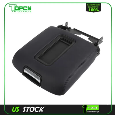 Tapa de reposabrazos de consola central para Chevy Silverado GMC Sierra 2014-2019 gris oscuro Foto 1 de 4