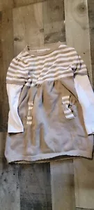 Polkatots sweater Stripped brown youth - Picture 1 of 3