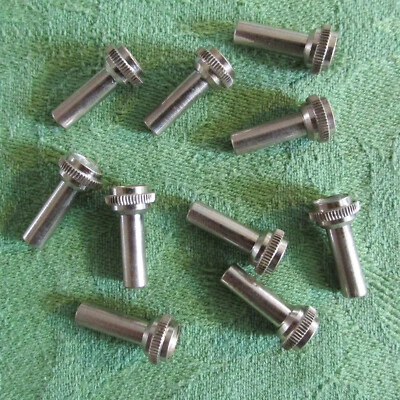 Hülsenmuttern M 3x21 offen vernickelt 10 Stück M 3 NEU - Bild 1 von 4