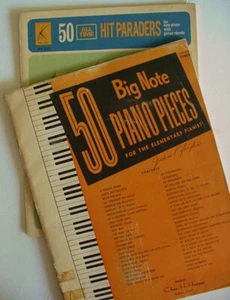 50 Big Note Klavierstücke, 50 All Time Hit Parader Easy Piano, 2 Hefte, 1 Posten - Bild 1 von 10