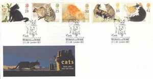 (92028) GB FDC Cats Woman and Home London SE1 1995 - Bild 1 von 1