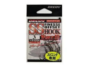 8026) DECOY WORM 19 FINESSE OFFSET S.S.HOOK *Combine shipping FREE!