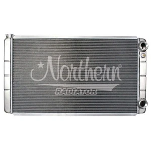 204131 Northern Race Pro Radiator 35x19 5/8 x 3 1/8 Double Pass Threaded Conn. - Foto 1 di 2