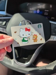 Starbucks X Hello Kitty Christmas Gift Card No Value FAST Free Ship - Picture 1 of 2