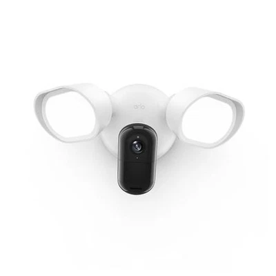  Wired Floodlight Camera, Home Security Camera with 2K Video and HDR, White - Image 1 of 4