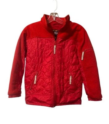 rojo L.L. Bean Niño Reversible Invierno Chaqueta Niños Mediana 10-12 (1185) Foto 1 de 4