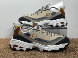 Zapatos deportivos Skechers D'Lites para hombre talla 8 espuma viscoelástica 52675 BRTN - Imagen 1 de 11