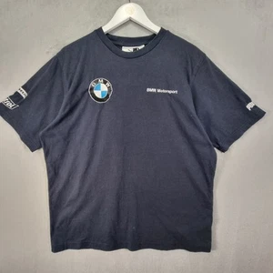 T-shirt vintage Puma BMW Motorsport uomo XL blu navy manica corta maglietta corsa - Foto 1 di 11