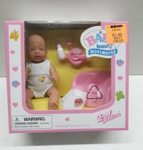 Zapf My mini Baby Born Miniworld set vasino/alimentazione #766022 NUOVO SIGILLATO - Foto 1 di 6