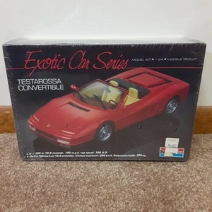 Sealed Monogram Ferrari Testarossa Convertible Exotic 1988 1:24 Model Kit - Picture 1 of 7