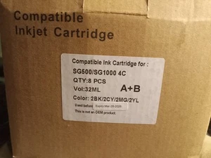 Sublimation Tintenpatrone 8er Pack kompatibel mit SG500 SG1000 Sublimationstinte... - Bild 1 von 7