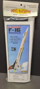 Oddl F-16 Flying Model Rocket Kit Jet Fighter Model Rocket Sealed - Picture 1 of 7