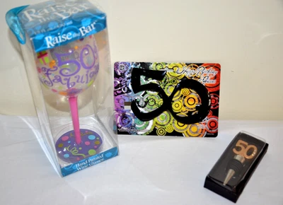 LOTE 50 Regalos Cumpleaños Copa de vino pintada a mano, tapón de vino, 50 copas Foto 1 de 4