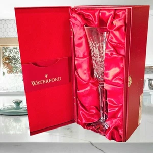 WATERFORD LISMORE 12 DAYS CHRISTMAS PARTRIDGE FLUTE w/Charm - Missing Pamphlet - Picture 1 of 5