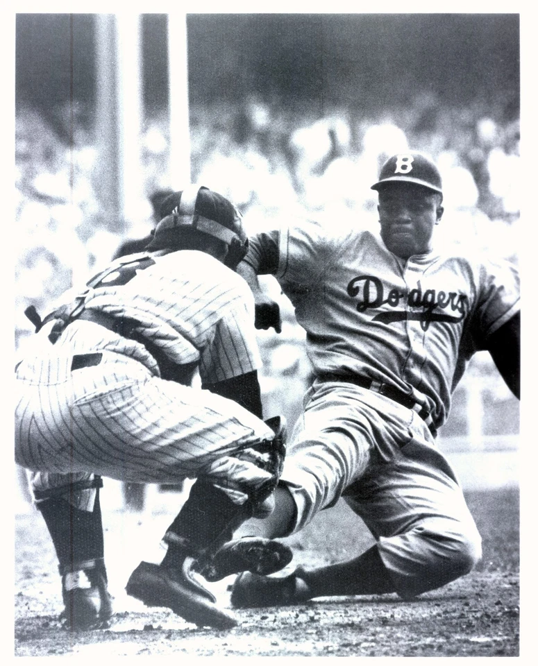 Jackie Robinson  - Brooklyn Dodgers 8x10 Photo #55 - Image 1 of 1